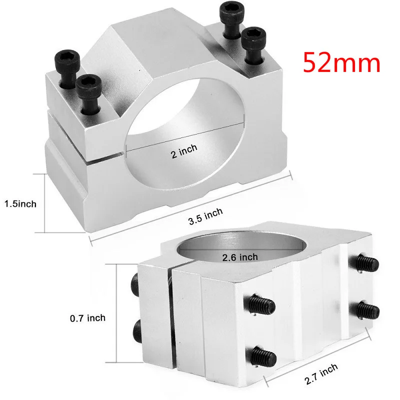 500 kw cncスピンドルモーター,空冷チャックer11,w,52mmクランプ,pcb彫刻用電源速度ガバナー AliExpress