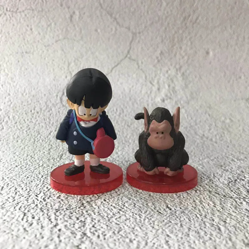 Dragon Ball 8 шт./компл. Son Goku Bulma Mini Chichi Gyumao North Kaio ПВХ фигурка модель игрушка; подарок