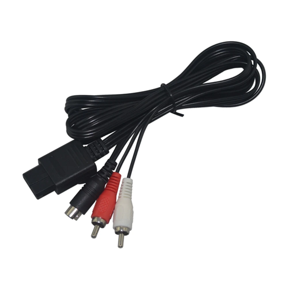 Высококачественный S-Video кабель RCA AV патч-корд для N64 для SNES для GameCube GC