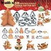3D CHRISTMAS Scenario Cookie Cutter Set Snowman Christmas Tree cookies mold tools Biscuit Mould Fondant Cutter Cake Decoration ► Photo 1/6