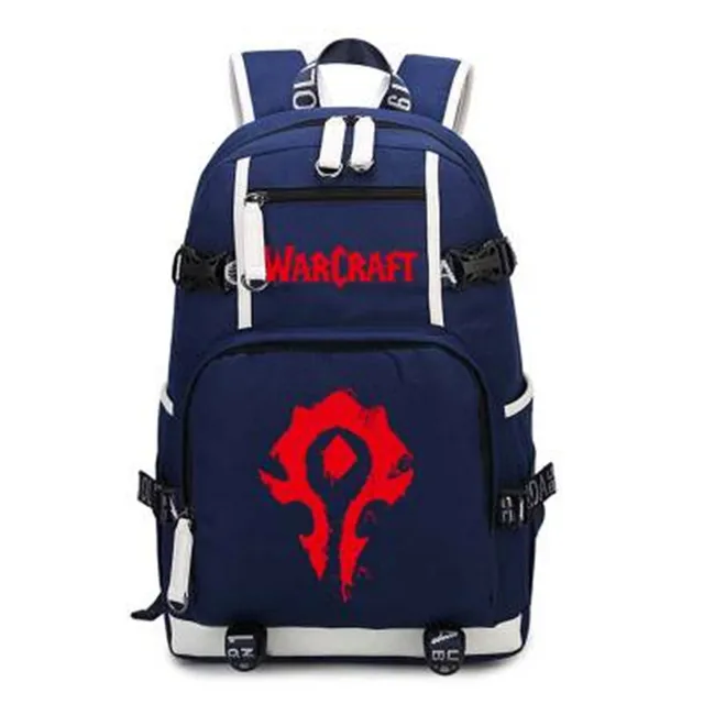 World of Warcraft The Alliance Horde Evermore Luminous Backpack Bags Laptop School Travel Book