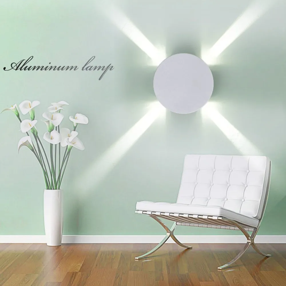 

Modern Minimalist LED Aluminum Wall Lamp Bedside Mirror Light Creative Aisle Led Wall Lamp