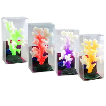 

Aquarium Decoration Set Simulation Coral Creative Aquarium Luminous Sea Coral