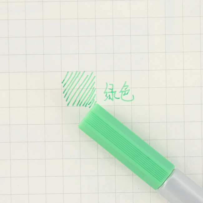0,4 мм Переливающаяся ручка-маркер на водной основе, цветные чернила, Сверхтонкая ручка для подписи, художественный Рисунок, эскиз, граффити, ручка-Крючок для письма, волоконная ручка - Цвет: green