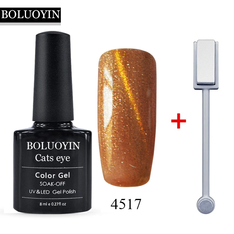 

8ml Cat Eye Gel Nail Polish Not Moving Cat Eye Line Semi Permanent Magnetic Nail Gel Varnish Lacquer Soak off Nail Gel Polish