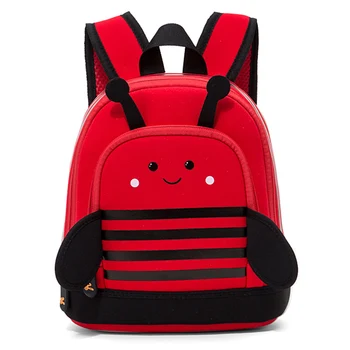 

3D Cute Little Bee School Backpacks Cartoon Animals Design Kindergarten Boys Girls School Bags Kids Schoolbag Mochila Escolar