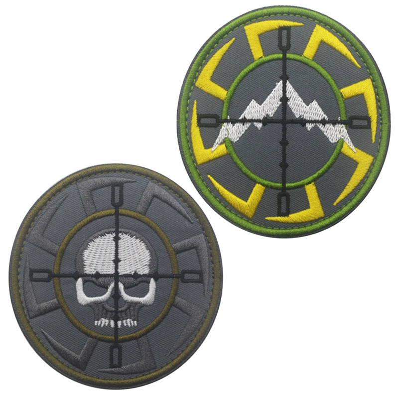 

Russia FSB ALFA Team Kolovrat Skull Russian Tactical Morale Military Patch Badge Stripes