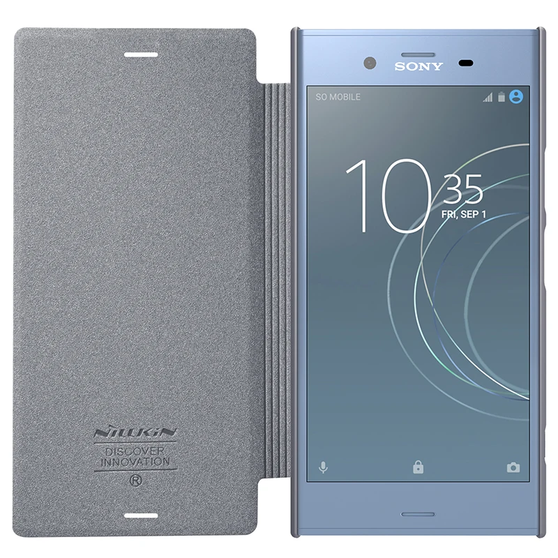 Nillkin для sony Xperia XZ1 чехол 5 2 дюйма блестящий тонкий флип телефона s защитный