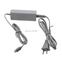 US Type Home Wall Charger Adapter Power Supply for Nintendo Wii U Gamepad Grey