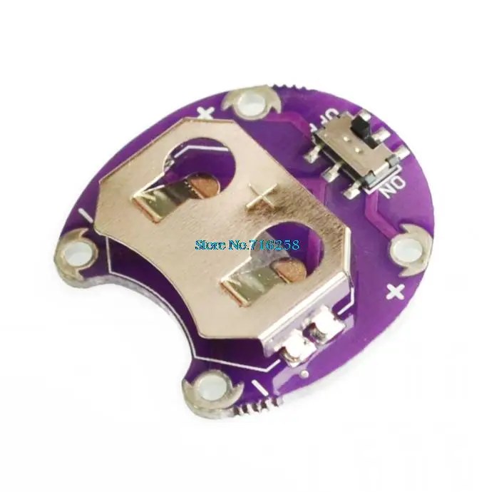 

10PCS/LOT LilyPad Coin Cell Battery Holder CR2032 Battery Mount Module