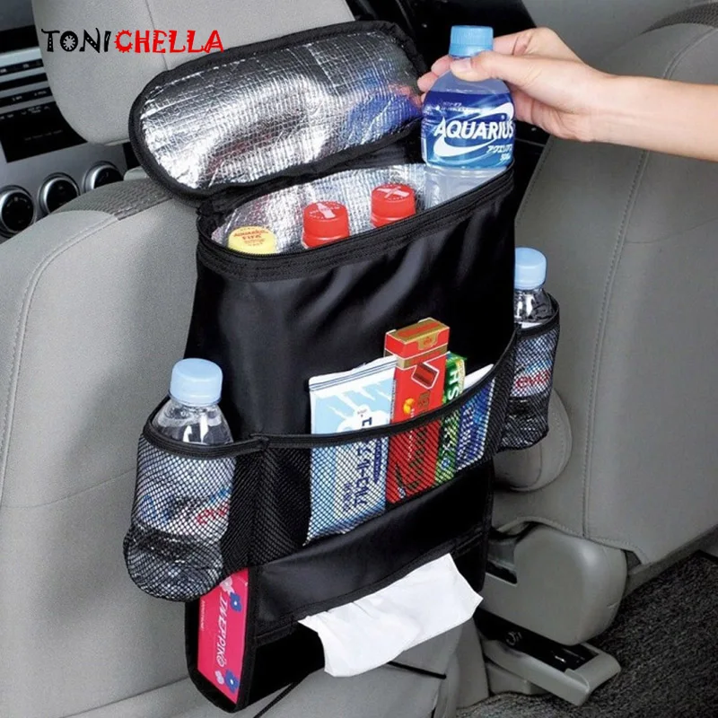 

Baby Feeding Bottles Thermal Bags Car Seat Organizer Oxford Waterproof Cover Multifunctional Storage Insulation Bags CL5337