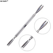 Nu-TATY инструменты для ногтей из нержавеющей стали, металлические, дерзкие, стальные, толчок для маникюра, роговой, толчок для сухой кожи, набор инструментов для маникюра