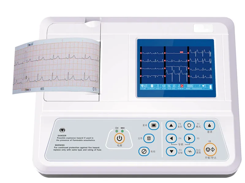 

Free shipping Single channel ECG machine electrocardiograph cardiograph ecg machine electrocardiogram machine