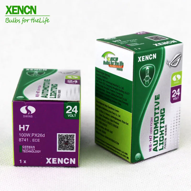 2 шт. светодиодные галогенные лампы XENCN H7 PX26d 24 в 100 Вт 3200K|auto lamp|h7 px26dxencn h7 |