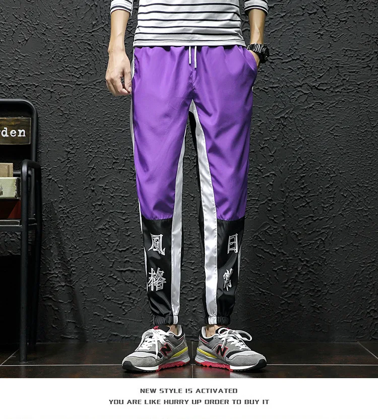 Zogaa 2019 новые модные мужские брюки свободные повседневные Прямые хлопковые мужские длинные брюки с китайским рисунком