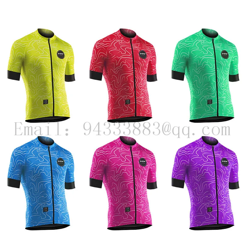 Northwave 2019 new style cycling jersey men summer short sleeve Quick Dry mtb team bike clothes custom maillot ciclismo hombre