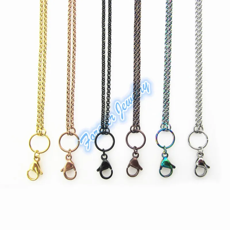 80cm mix locket chains