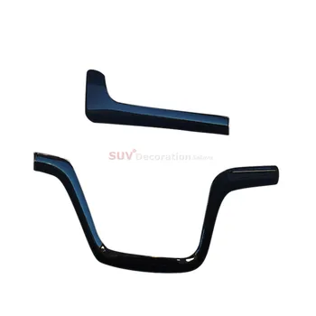 

Right Hand Drive for 16-17 for Nissan Serena MkV C27 Piano Black ABS Inner Center Control Lid Cover Trim 2 pcs