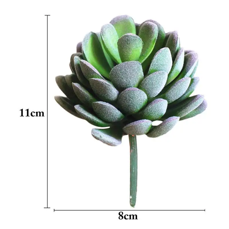 Реалистичные искусственные растения креативное моделирование суккулентная Цветочная головка Цветочная композиция DIY аксессуары большой алоэ декор из растений