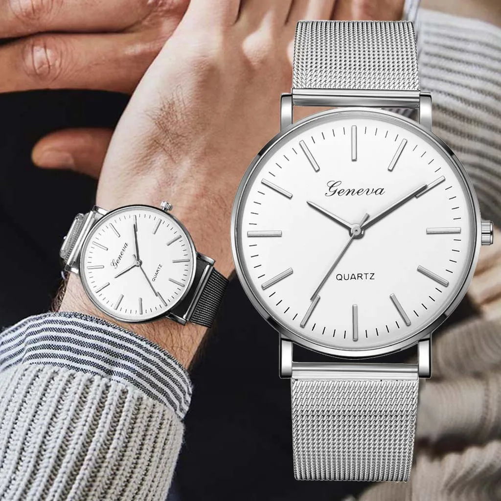 

GAIETY Casual Unobtrusive Simple Single Business Net With Strap Men's Watch men watch reloj automatico de hombre montre homme