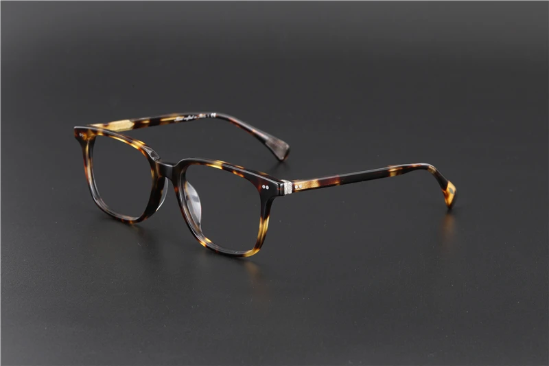 Ретро квадратная оправа для очков для мужчин, модные очки, очки по рецепту, оптическая оправа для очков, винтажные очки с полной оправой