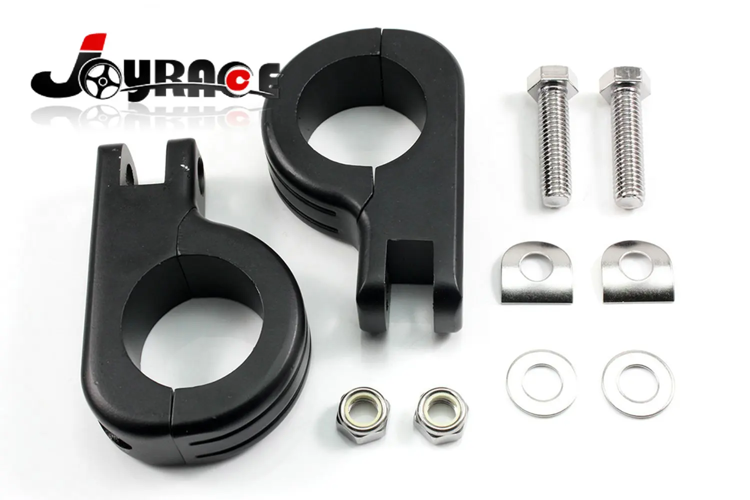 1 1/4'' Billet Aluminum Engine Guard Footpeg Mounting Kit for Harley