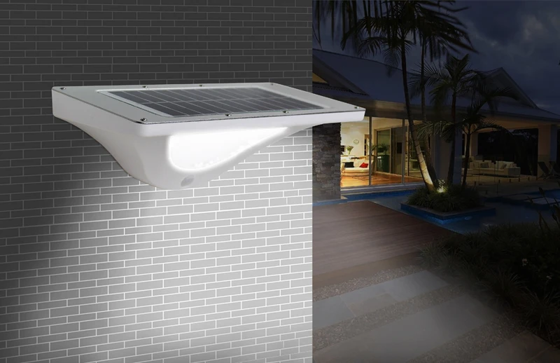 Led Solar Light Outdoor Lighting 16LED Wireless Motion Sensor Light Solar Powered Lamp Security Wall Night Light for Garden IP65 (16)