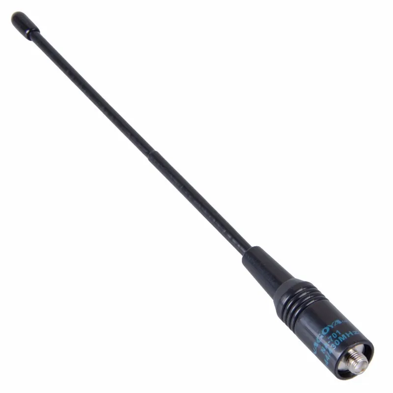 2018 Newest NA-701 antenna SMA-F connector VHF UHF 136-174/400-480Mhz high gain max power 10w walkie talkie antenna accessories