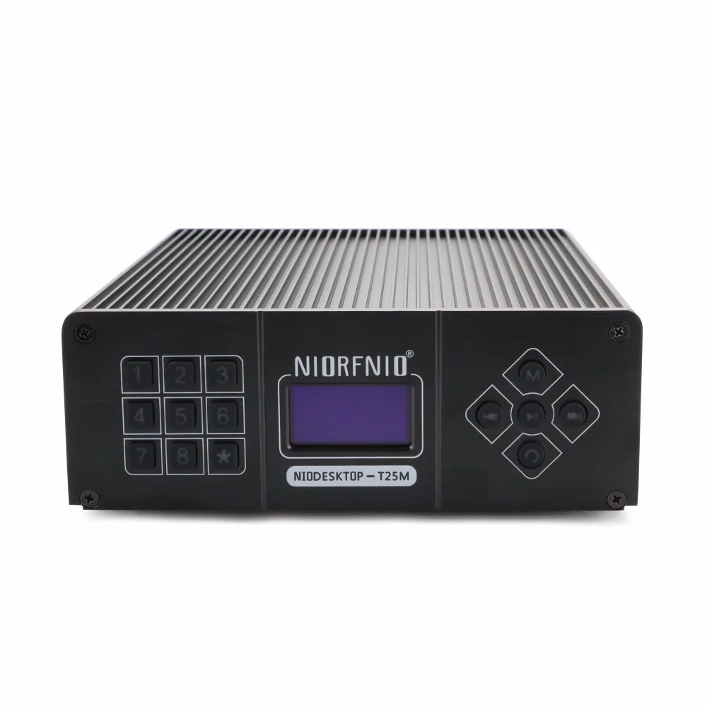 

0-25W Adjustable Output Power FM Stereo PLL Broadcasting Transmitter Host 87-108 MHz