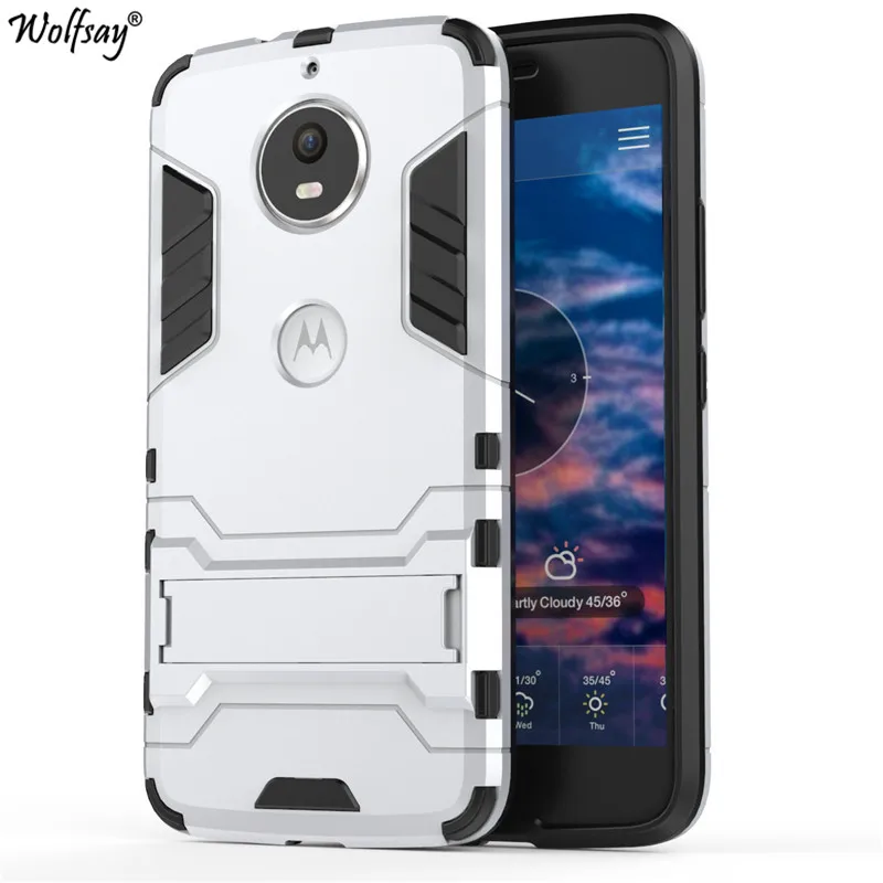 Wolfsay Cover For Moto G5S Case Slim PC + Soft Rubber Armor Phone Motorola 5.2&quot |