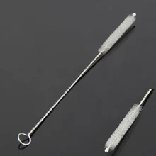 18 см чистящие средства щетка для чистки, мытья нержавеющей стали питьевой трубы соломы Белый G08 большое значение 4 апреля