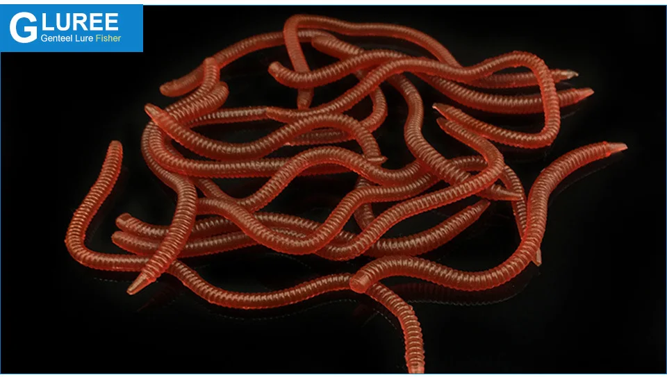 GLUREE-50PcsLot-8cm-10cm-Simulation-Earthworm-Soft-Fishing-Lures-Red-Soft-Bait-PET-Artificial-Bait-Worms-Fishing-Tackle_08
