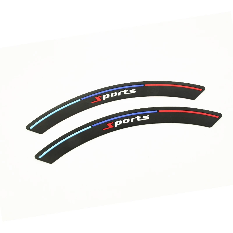 

Car Styling Mouldings Fashion Decorative Rubber Wheels Eyebrow Bumper Cover Trim Protection Sticker