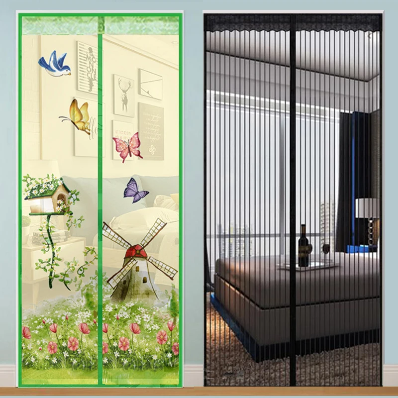 

Hands-free Magnetic mosquito net door net Anti fly insect mosquito door screen Anti-Mosquito Magnetic curtain mesh for door