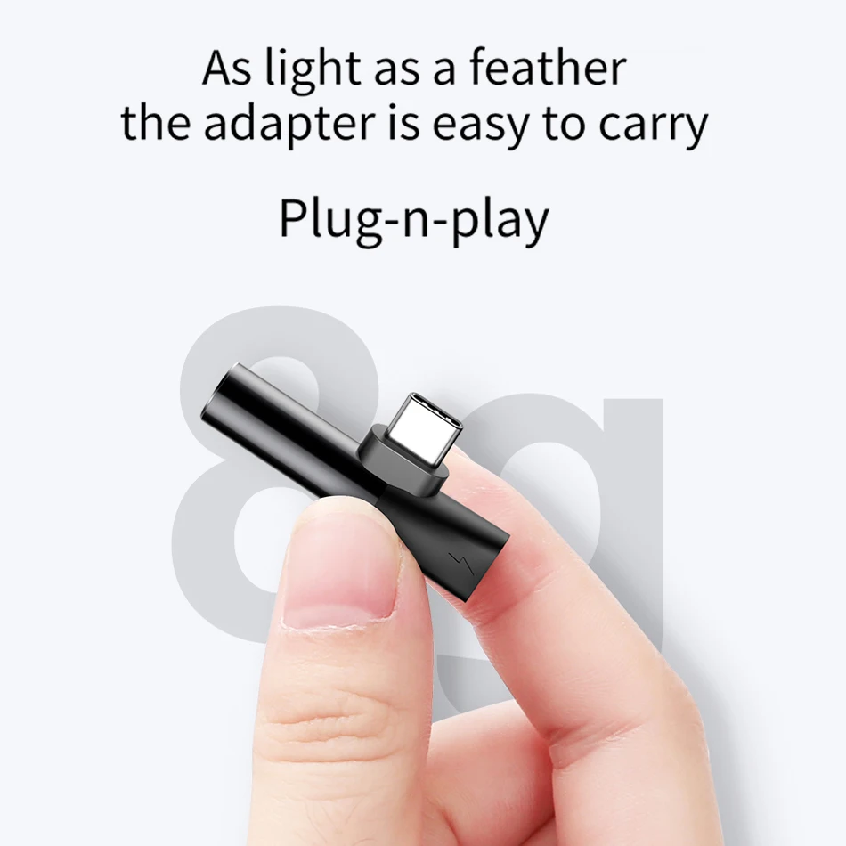 USB адаптер Baseus с Type C на 3 5 мм для Xiaomi Mi 8 6 Huawei P20 Pro OTG кабель зарядки разъем