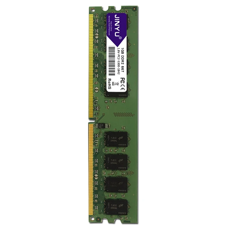 HOT-JINYU DDR2 1G 1,8 V 240Pin игровая оперативная память для рабочего стола