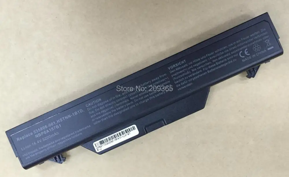 Célula 14.4 v Bateria do Portátil para hp Probook 4515s 4710s 4720s Hstnn-ob88 Hstnn-ob89 Hstnn-w79c7 Hstnn-xb89 Nbp8a157 8 - Imagem 2