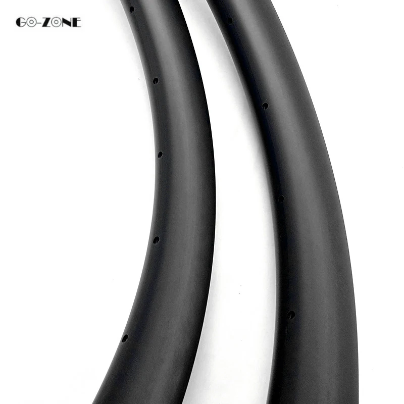 Go-zone 29 дюймов карбоновый обод для горного велосипеда 27 мм ширина 25 мм Глубина XC бескамерные mtb велосипедные колеса карбоновый обод, матовый/глянцевый