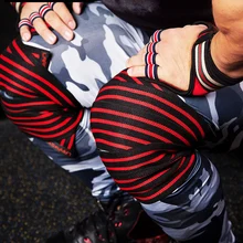 1pcs Knee Wraps Men font b Fitness b font Weight Lifting Sports Knee Bandages Squats Training