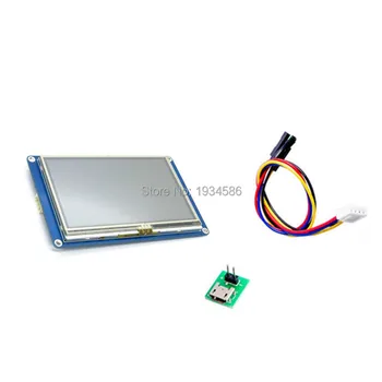 

Nextion 4.3" 4.3 Inch Serial USART HMI TFT LCD Display Module 480 * 272 Intelligent Touch Panel 5V For Arduino Raspberry Pi