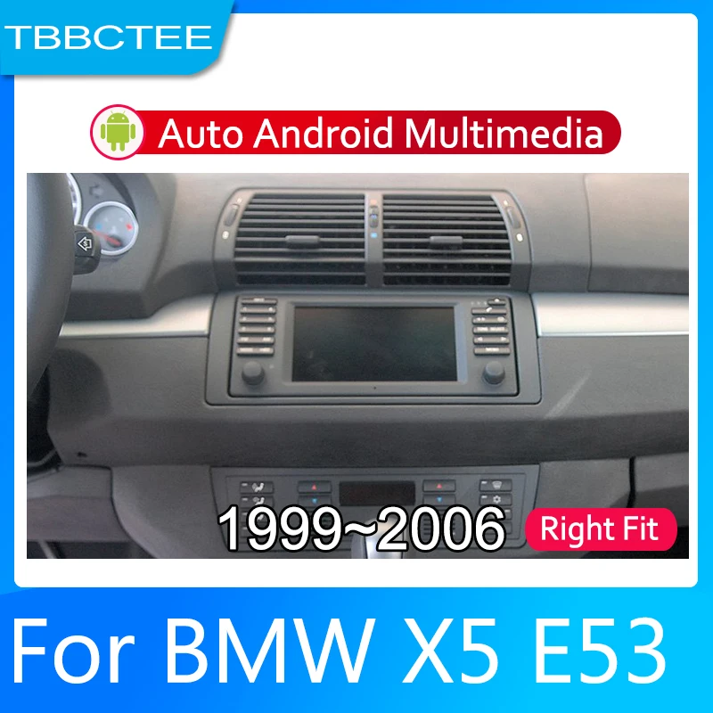 Flash Deal Car Android System 1080P IPS LCD Screen For BMW X5 E53 1999~2006 Car Radio Player GPS Navigation BT WiFi AUX 5