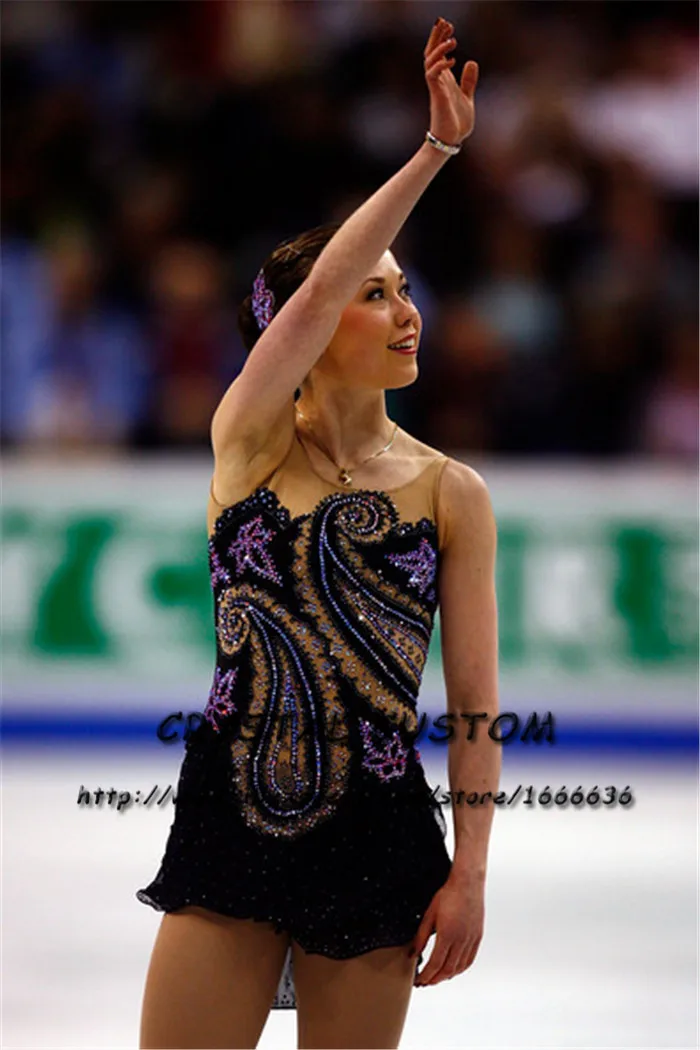 

Хрустальные платья для катания на коньках по индивидуальному заказу для девочек, новые Брендовые платья для катания на коньках по льду DR4497