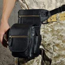 Тренд мужской Crazy Horse/масло воск натуральная кожа бедра падение ног сумка Хип пояс поясная сумка мужской поясные сумки