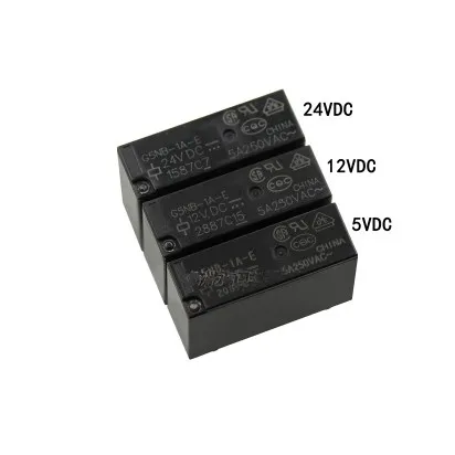 

100PCS 5V 12V 24V Power Relays G5NB-1A-E- 5VDC 12VDC 24VDC 5A 250VAC 4PIN