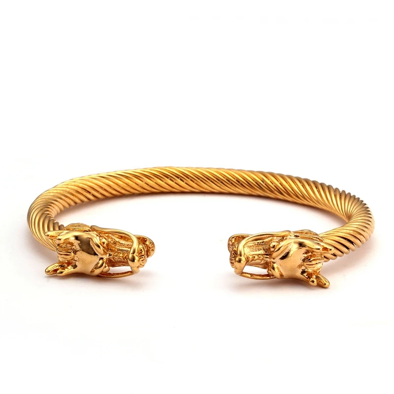 men steel Charm Bangles (3)