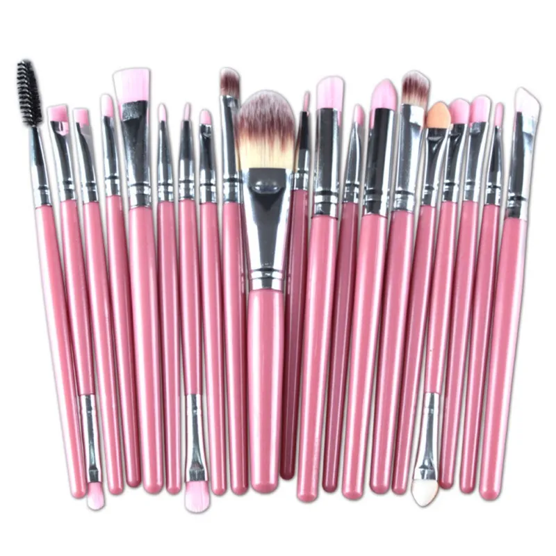 

20 pcs Makeup Brushes Set Eye Shadow Foundation Eyebrow Lip Brush Professional Makeup Brush Tools