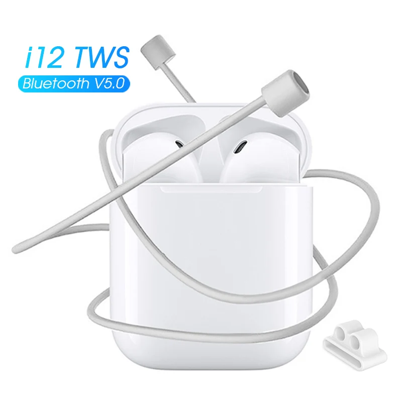 

i12 tws Bluetooth 5.0 Earphone Sports Sweatproof true Wireless Earbuds for apple Iphone Samsung Sony Music 3D Stereo Headset