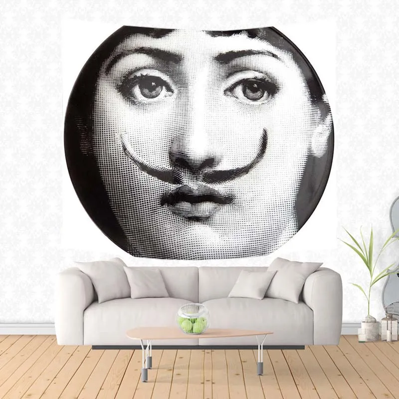 Rosenthal Piero fornasetti рабочий Настенный Гобелен Коврик для йоги модное покрывало коврик для пикника скатерть персонализированное пляжное полотенце - Цвет: 4