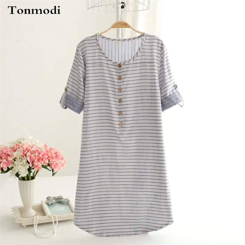 Popular Cotton Gauze NightgownBuy Cheap Cotton Gauze Nightgown lots