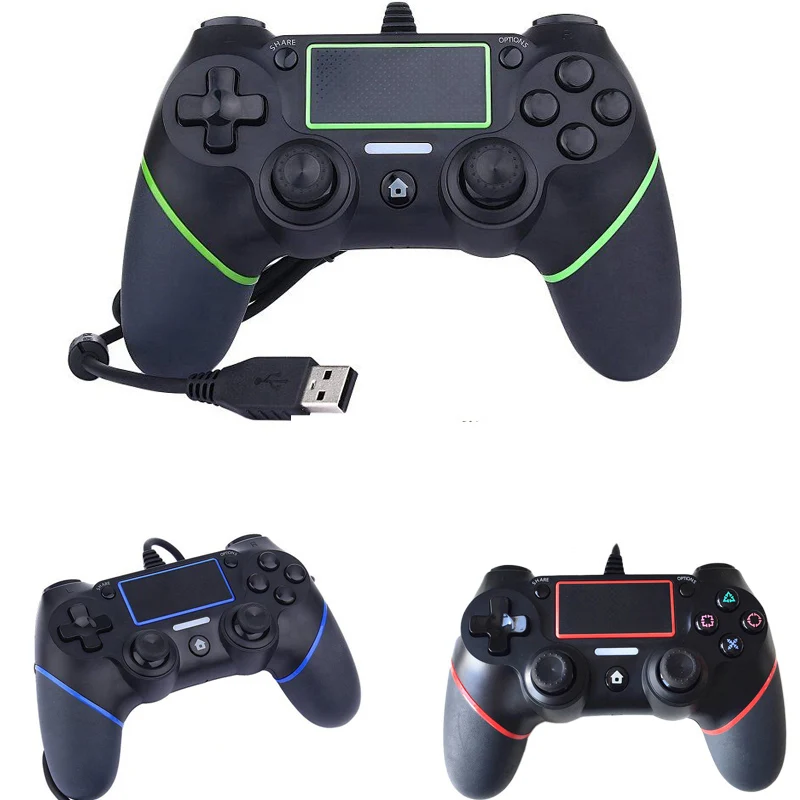 PS4 USB проводной контроллер для sony Playstation 4 Dualshock P4 джойстик геймпады игровая ручка 1